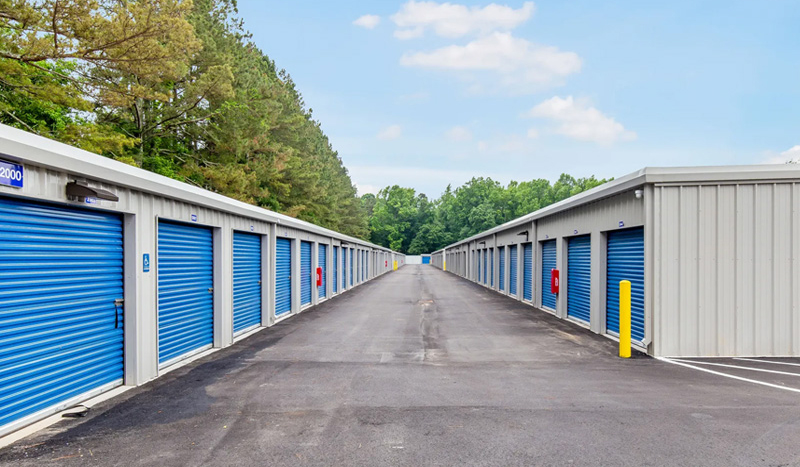 Wide Aisles for Easy Storage Access