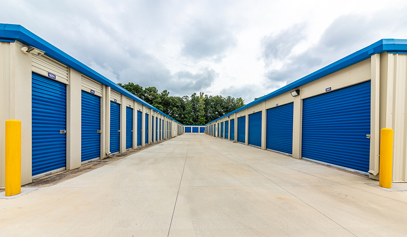 Wide Aisles Exterior Units